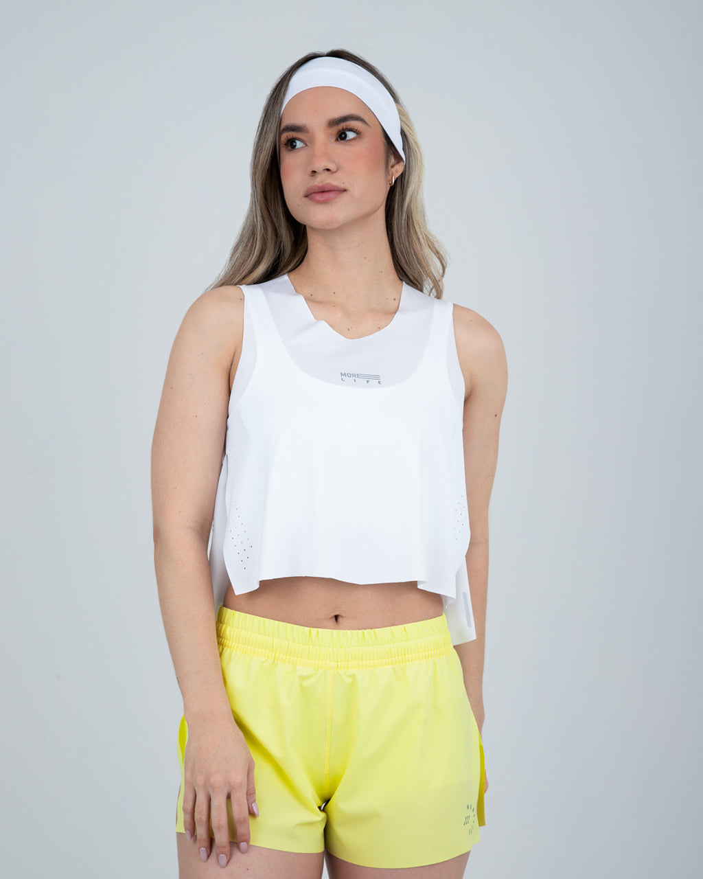 Camiseta MS Flowline Blanca