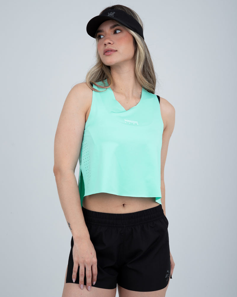 Camiseta MS Flowline Verde
