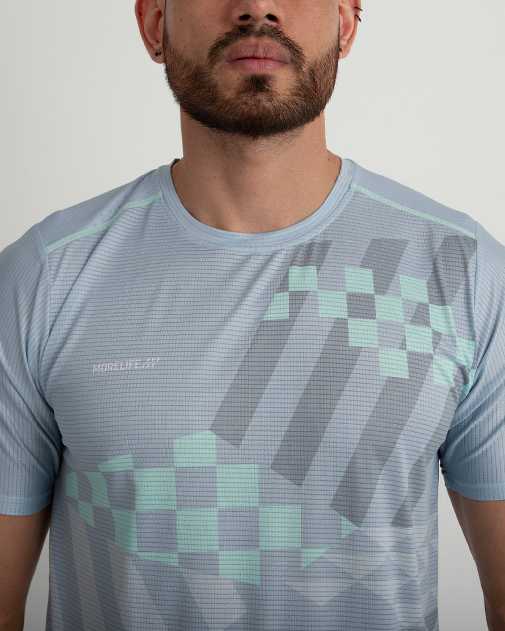 Camiseta MC Ultralight Gris Menta