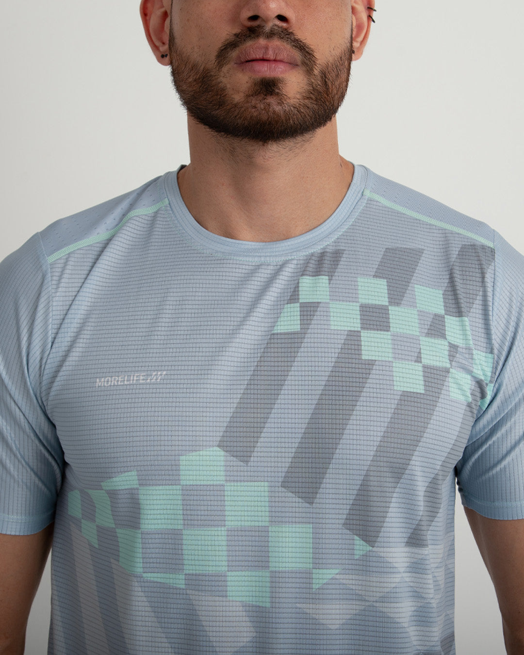 Camiseta MC Ultralight Gris Menta