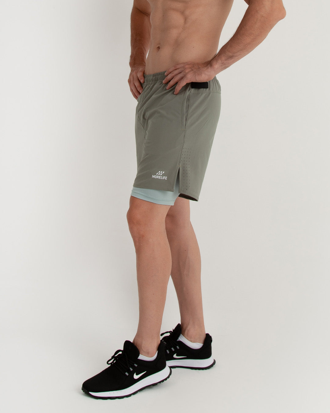 Pantaloneta con licra Verde