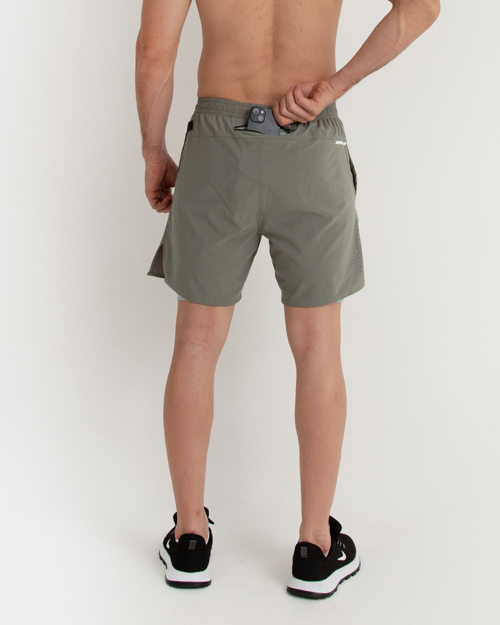 Pantaloneta con licra Verde