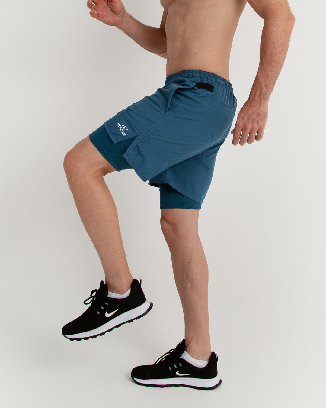Pantaloneta con Licra Petróleo
