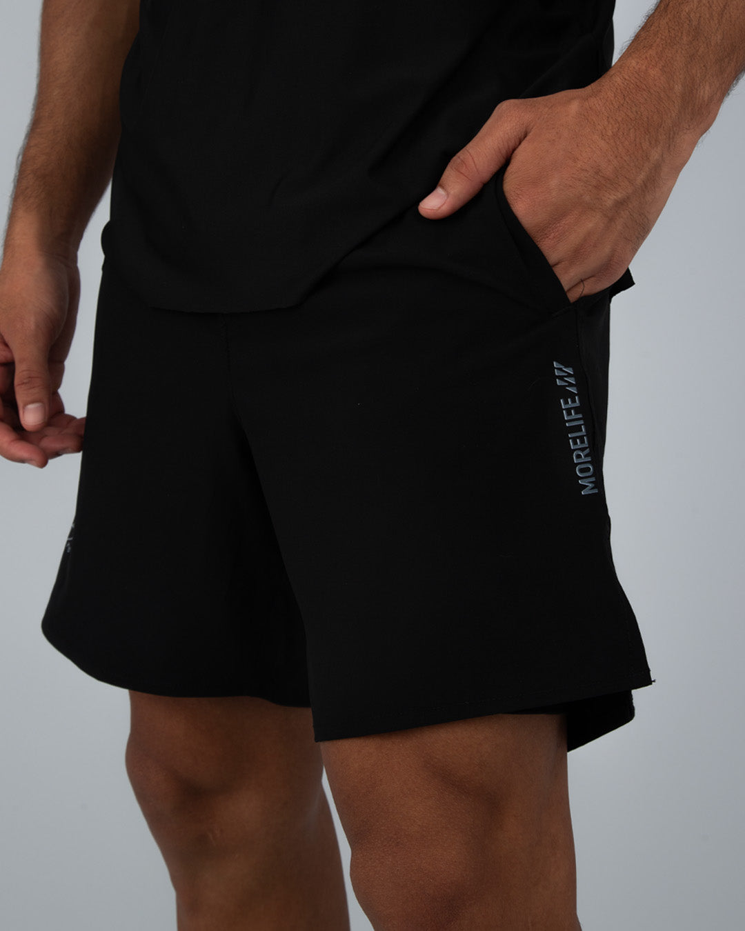Pantaloneta con Licra Negra