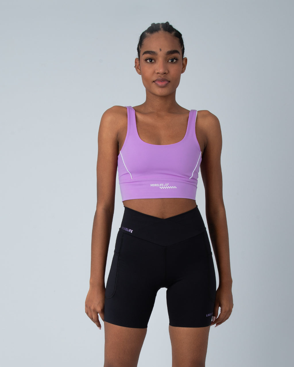 Top con Sesgos - Lila
