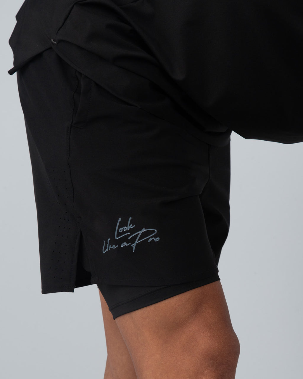 Pantaloneta con Licra Negra