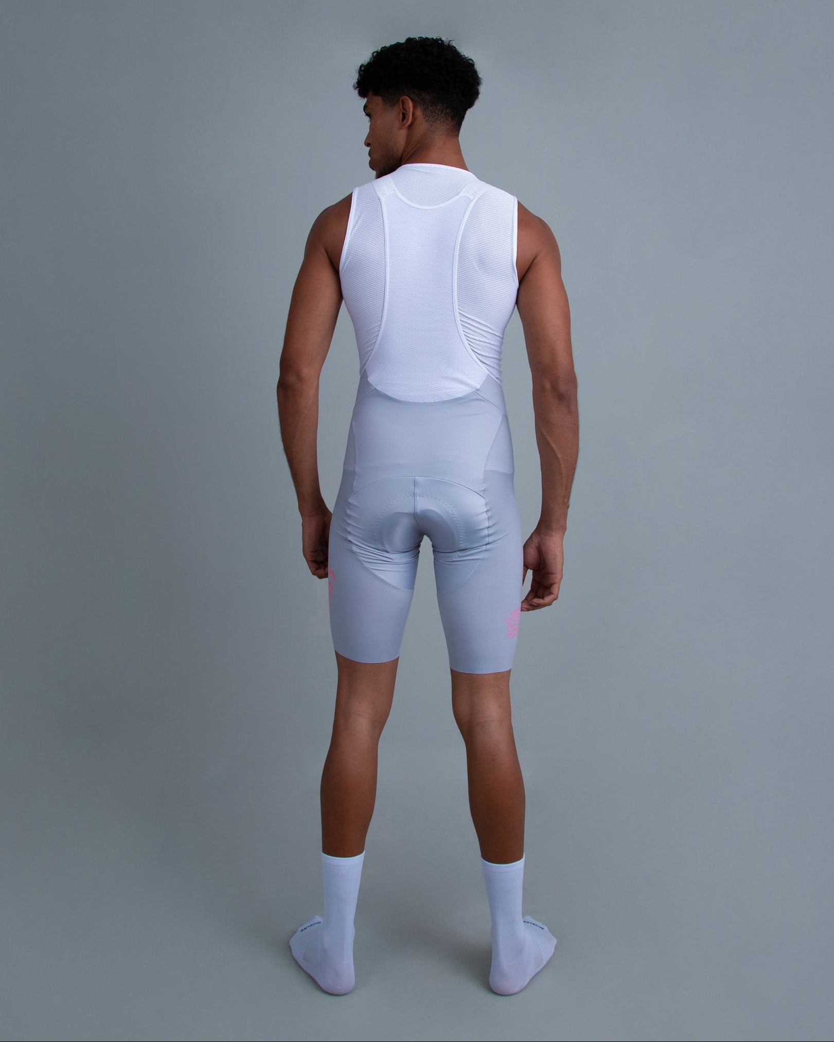 Pantaloneta de Ciclismo Racing Plata