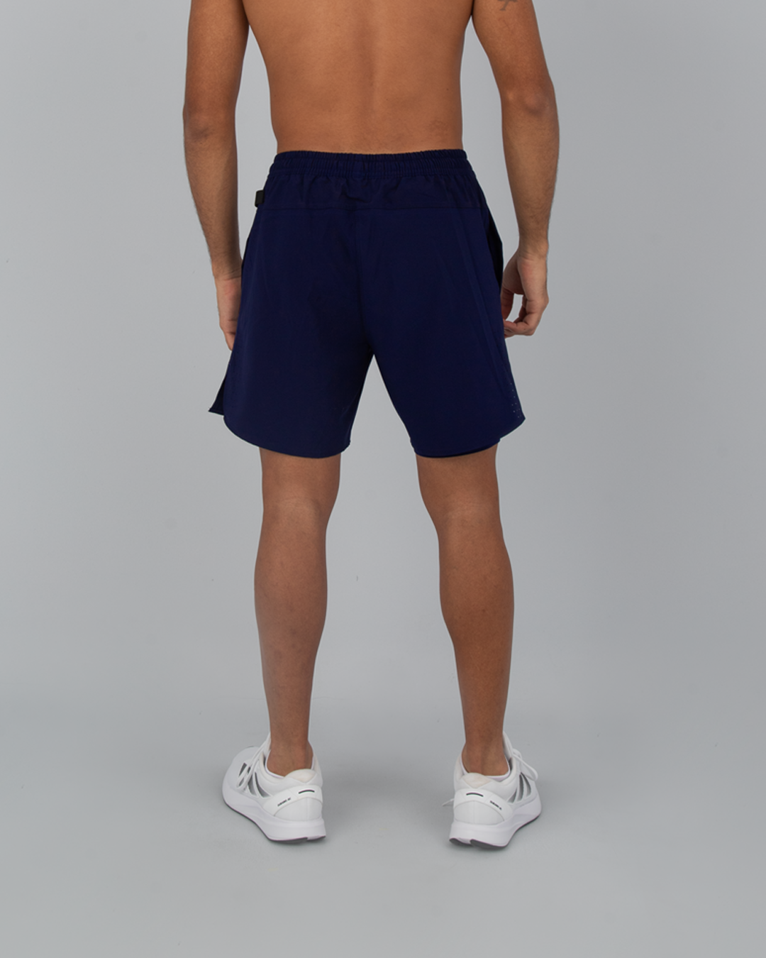 Pantaloneta con Licra Azul