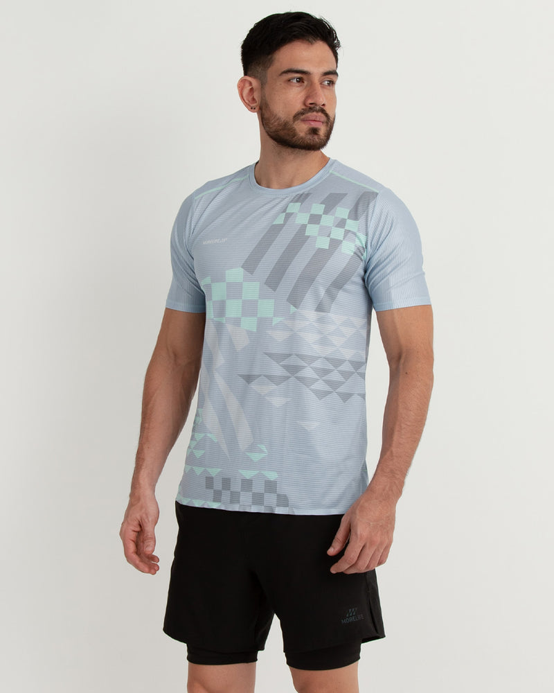 Camiseta MC Ultralight Gris Menta