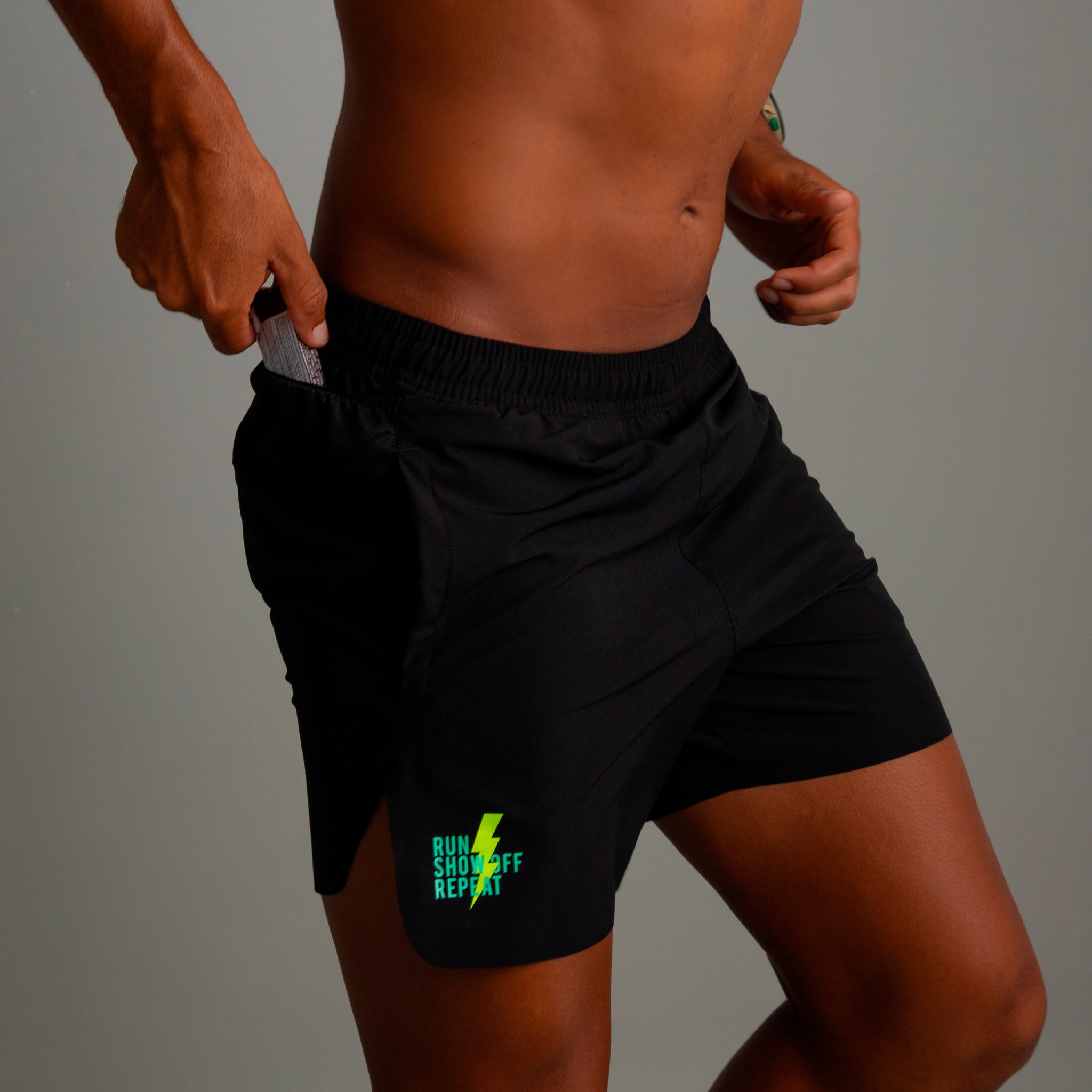 Pantaloneta Híbrida Show Off Negra