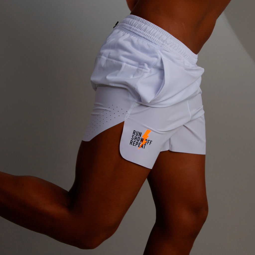 Pantaloneta Híbrida Show Off Blanca