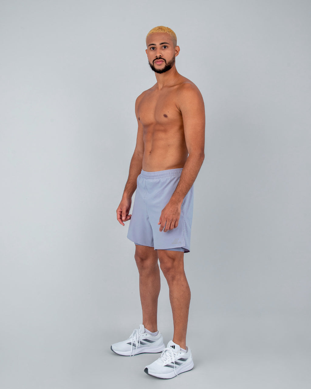 Pantaloneta con Licra Gris