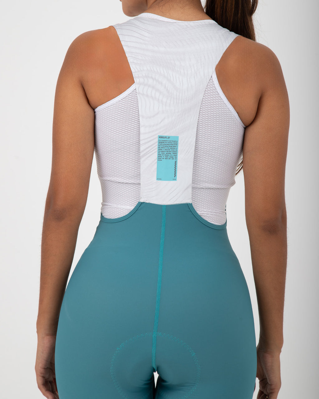 Pantaloneta De Ciclismo Velocity Pro Agua Marina
