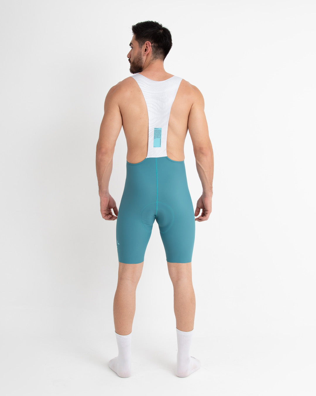 Pantaloneta De Ciclismo Velocity Pro Agua Marina