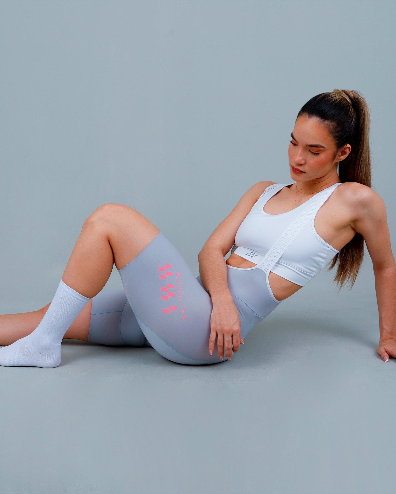Pantaloneta de Ciclismo Racing Plata